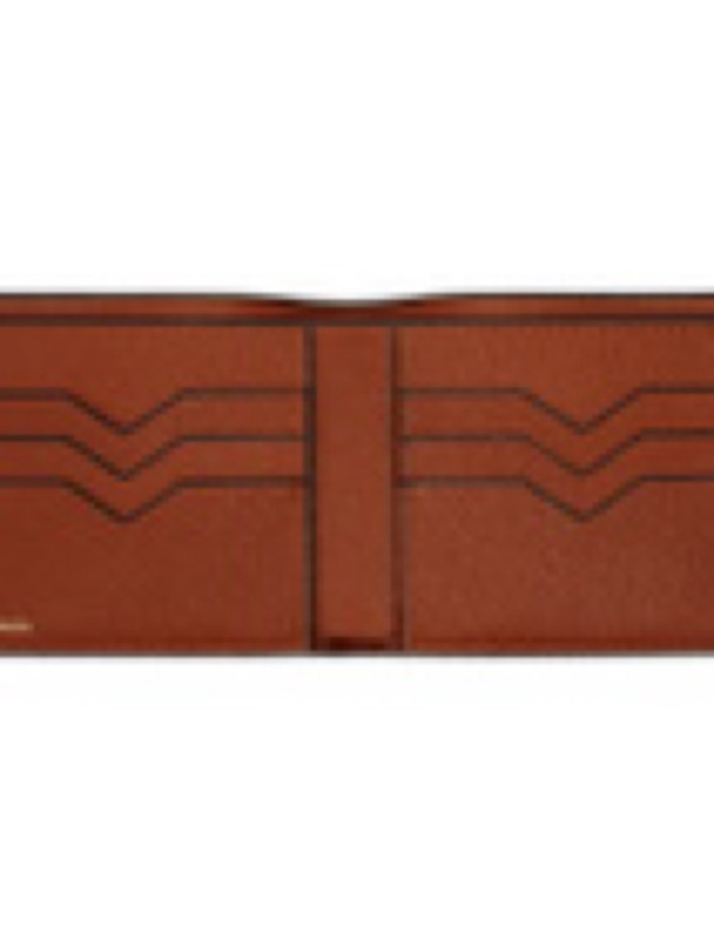 Valextra Red 6CC Wallet Men's Brown Leather Bi-Fold Wallet - Classic Card Holder